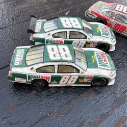 3 Vintage Used Mountain Dew National Guard Toy Cars Racing Memorabilia #88 NASCAR Stock Race NA Brand 