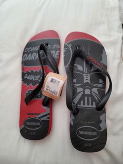 Star Wars Men's Flip Flops Sz 13 Havaianas New