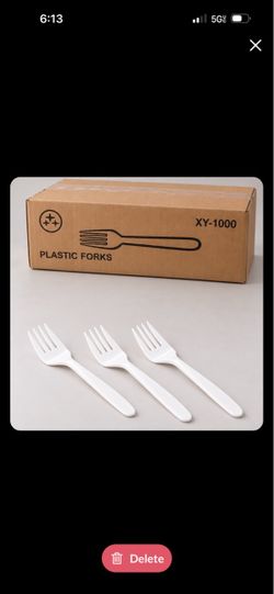 Disposable Plastic Forks – $10 per Box