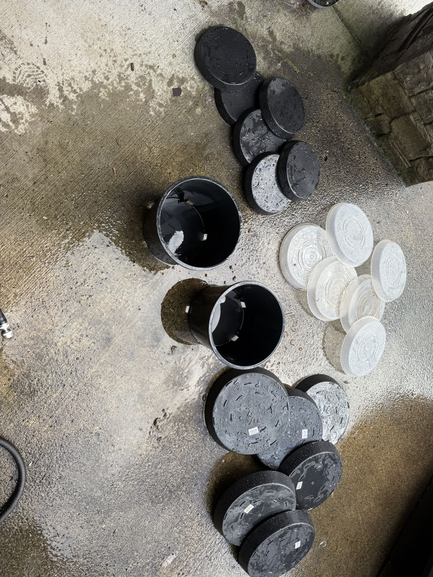 Assorted Water catchers and Pots 