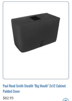 PRS stealth 2x12 cabinet padded cover by Tuki brand new