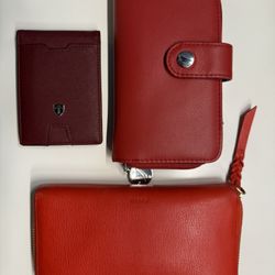 Red Wallets (RFID Safe)
