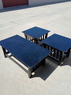 Coffee Table and End Tables
