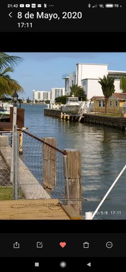 Dock muelle for boat/jetsky