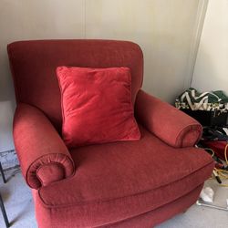 Red Arm Chairs 