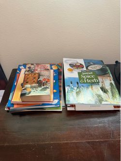 Lot Of Vintage Cookbooks - Herbs, Garnishes, Napkin Folding, Canning And More