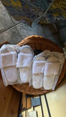 White slippers