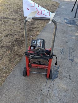 Electric Drain Cleaning Machine on Wheels
