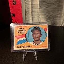 Julio Navarro 1960 Rookie Star