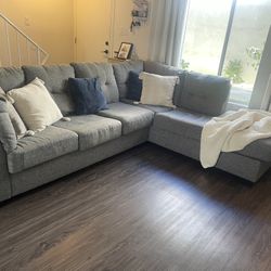 Gray Sectional Sofa