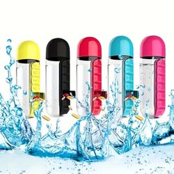 Two-in-one Medicine Box And Water Bottle