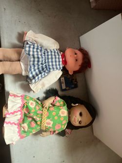 Glass porcelain dolls