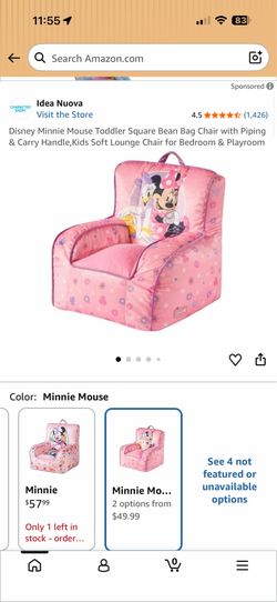 Disney Minnie Mouse Toddler Bean Bag Chair