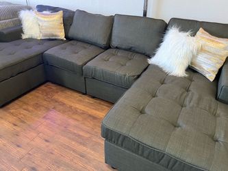 Black sectional