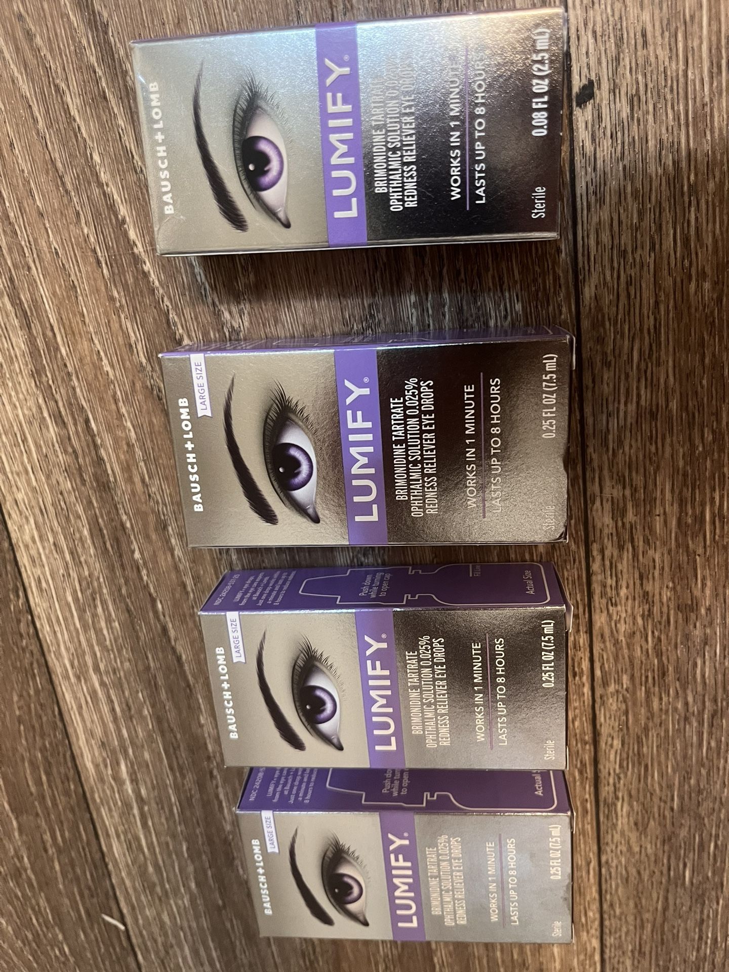 Lumify Eye Drops 4 Bottles