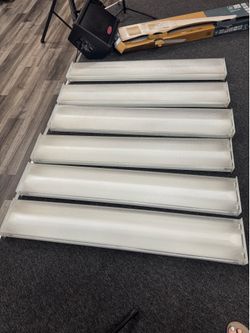 fluorescent light fixtures 48” x 8”