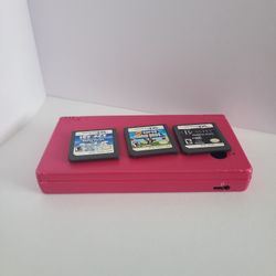 pink Dsi And 3 Games