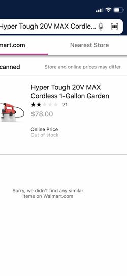 New Hyper Tough 1 gallon rechargeable sprayer with battery and charger