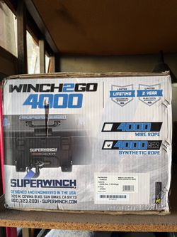 Superwinch Winch2Go 4000 SR Synthetic Rope