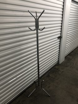 Awesome Vintage Steel Standing Coat/Hat Rack