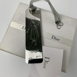 Christian Dior Original Novelty Silver Tailleur Bar Bookmark Super Rare
