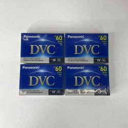 Lot Of (x4) Panasonic DVC Digital Video Cassette - BRAND NEW