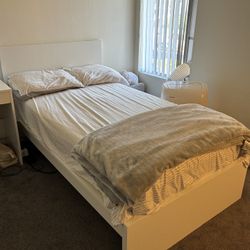 Twin Bed Frame - White