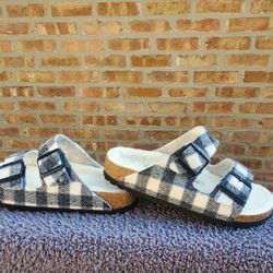 Birkenstock Arizona Shearling Sandals 37 