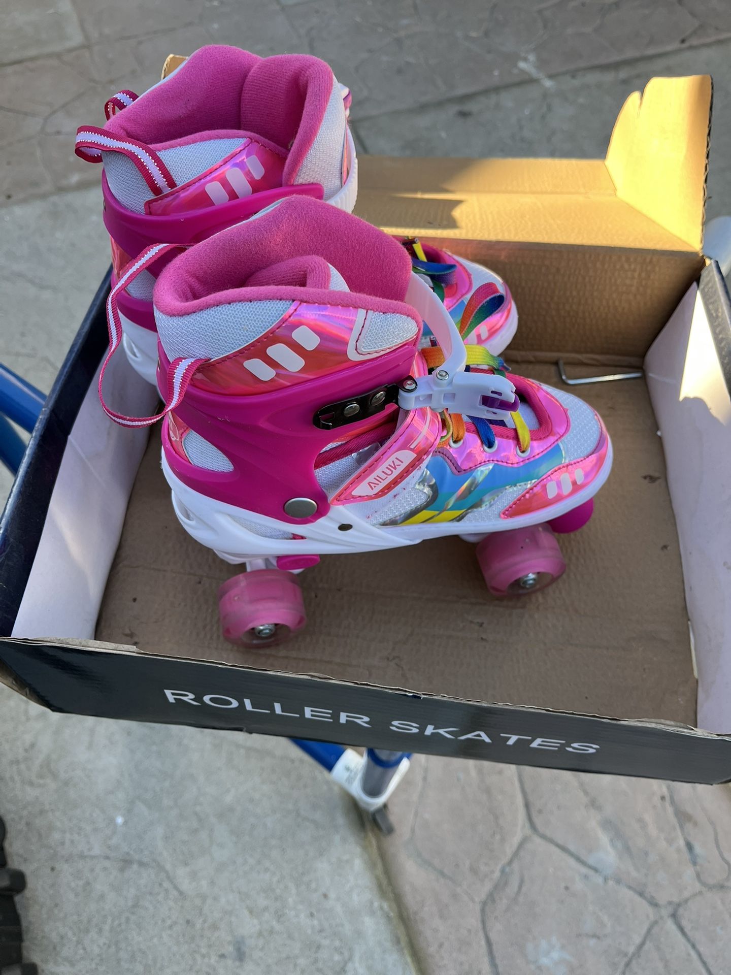 Adjustable Size Skates And Trainer