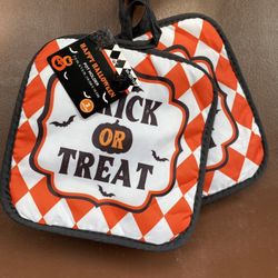 Halloween Pot Holders 2 Pack