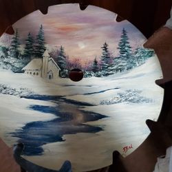 Painted Saw Blade
