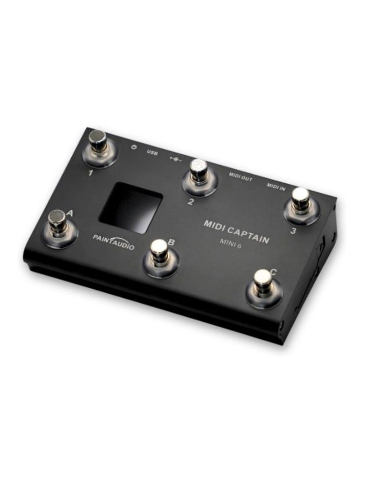 Paint Audio MIDI Captain MINI 6 Foot Controller Multi-Effects Keyboards Synthesizer USB-MIDI DAW DSP Software USB-HID Support Multi-state Switch