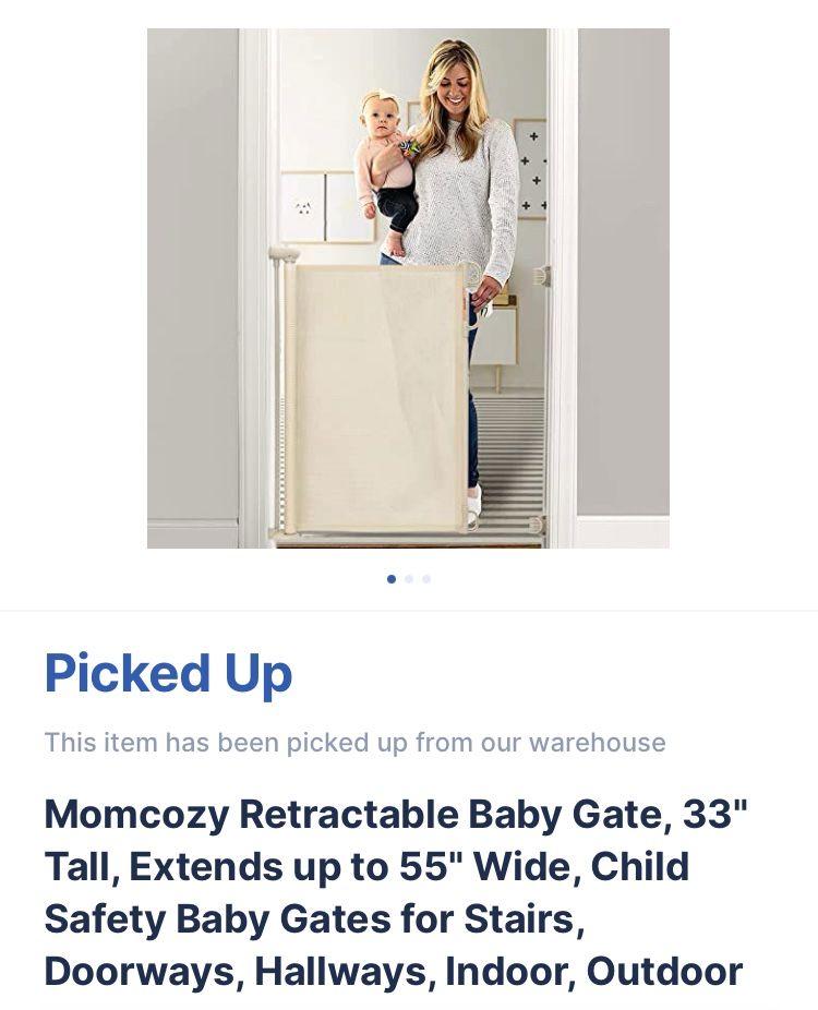 Momcozy Retractable Baby Gate