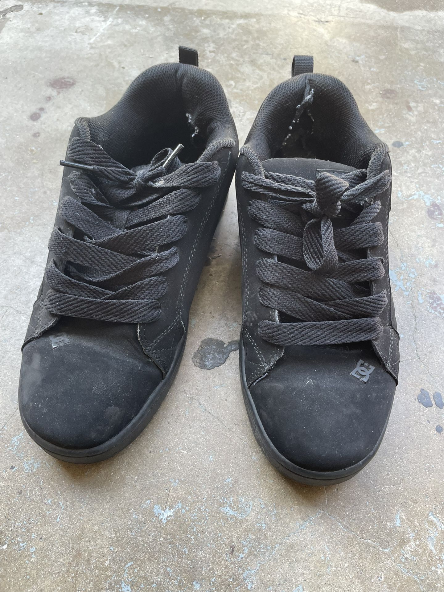 DC Court Graffik Size 10.5 Color Black/Black/Black