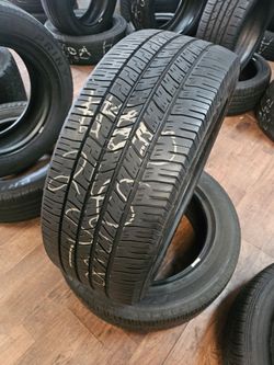 (2) 245 55 18 GOODYEAR TIRES $120 INSTALLED