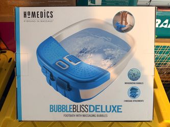 Homedics Bubble Bliss Deluxe footbath