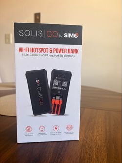 Solis Go, Mobile WiFi Hotspot & Powerbank