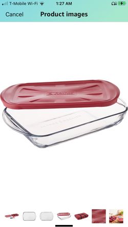 3PCS 3QT Bake N Take Set Includes Insulated Tote