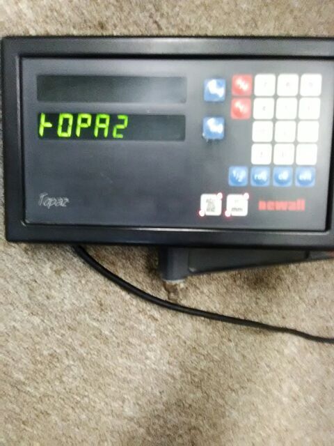 Newall Topaz DRO/2 axis microsyn system