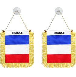 2pk France - 4x6 mini flags