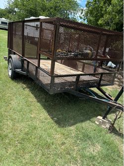6x12 tráiler with cage