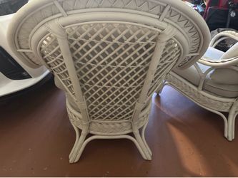 Wicker outdoor furniture