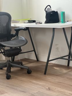 IKEA Desk Top and Trestle Legs