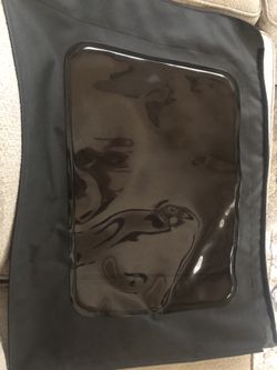 Jeep Wrangler soft top window for passenger side