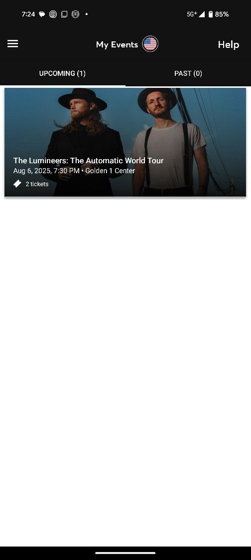 Lumineers Tickets Sacramento