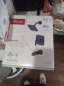 Pfistee  Matte Black Finish  Acabado Negro Spot