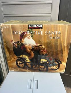 Kirkland Signature Decorative Santa in a Car