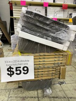 Double Kitchen Sinks For Sale!