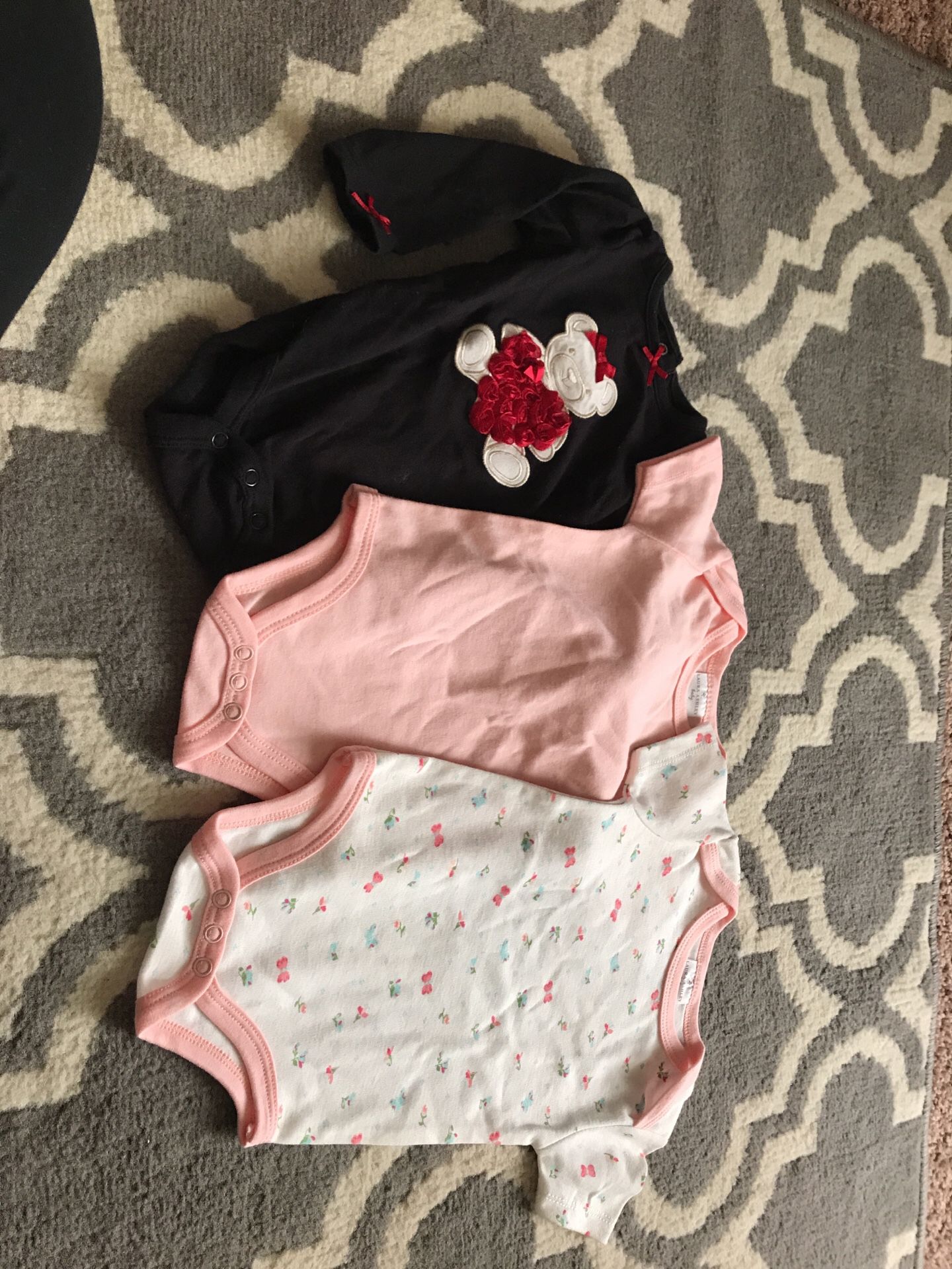 6-9 month baby girl onesies