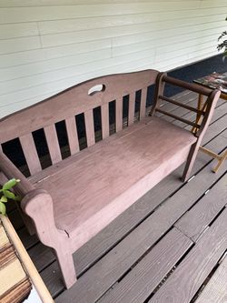 Outdoor bench